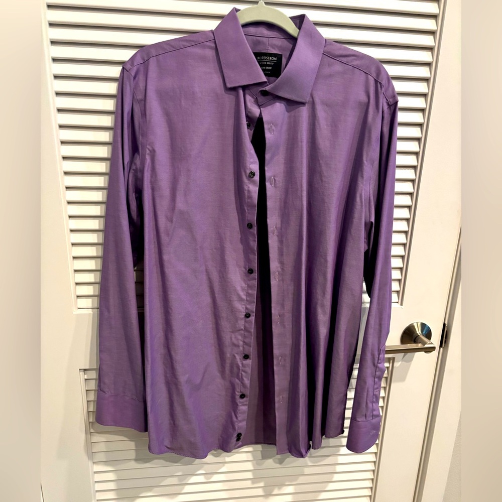 Nordstrom purple dress shirt